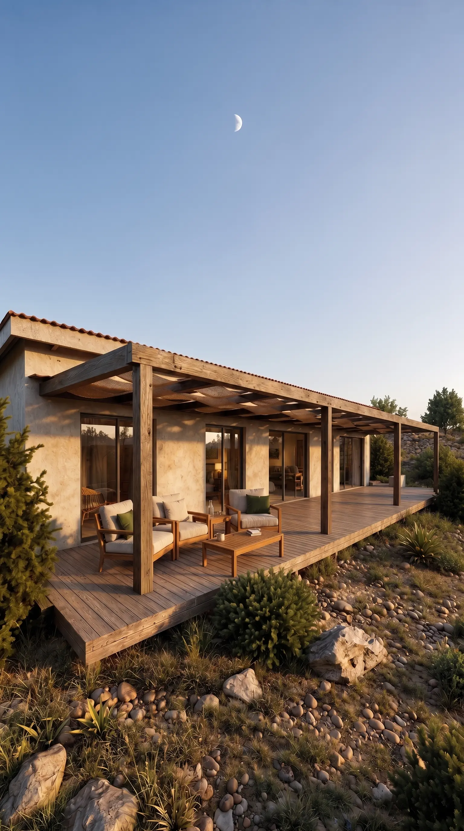 La casa — planta desde arriba